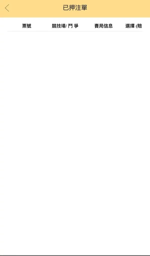 DIGMAAN體育下注紀錄