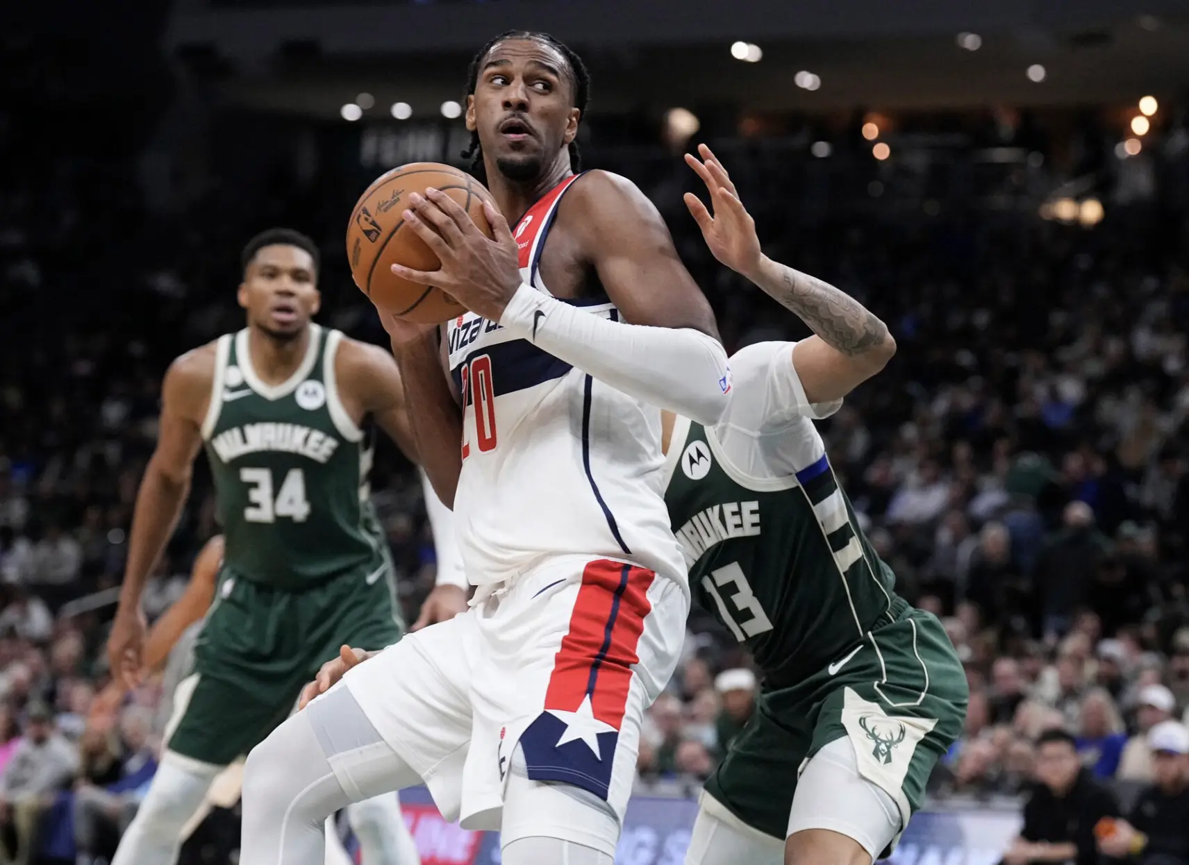 密爾瓦基公鹿 133:120 華盛頓巫師